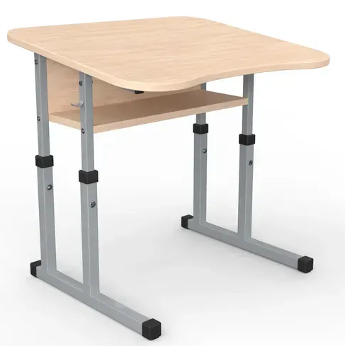 Стіл учнівський одномісний з нахилом №4-7 /700х500 МФ Вересень